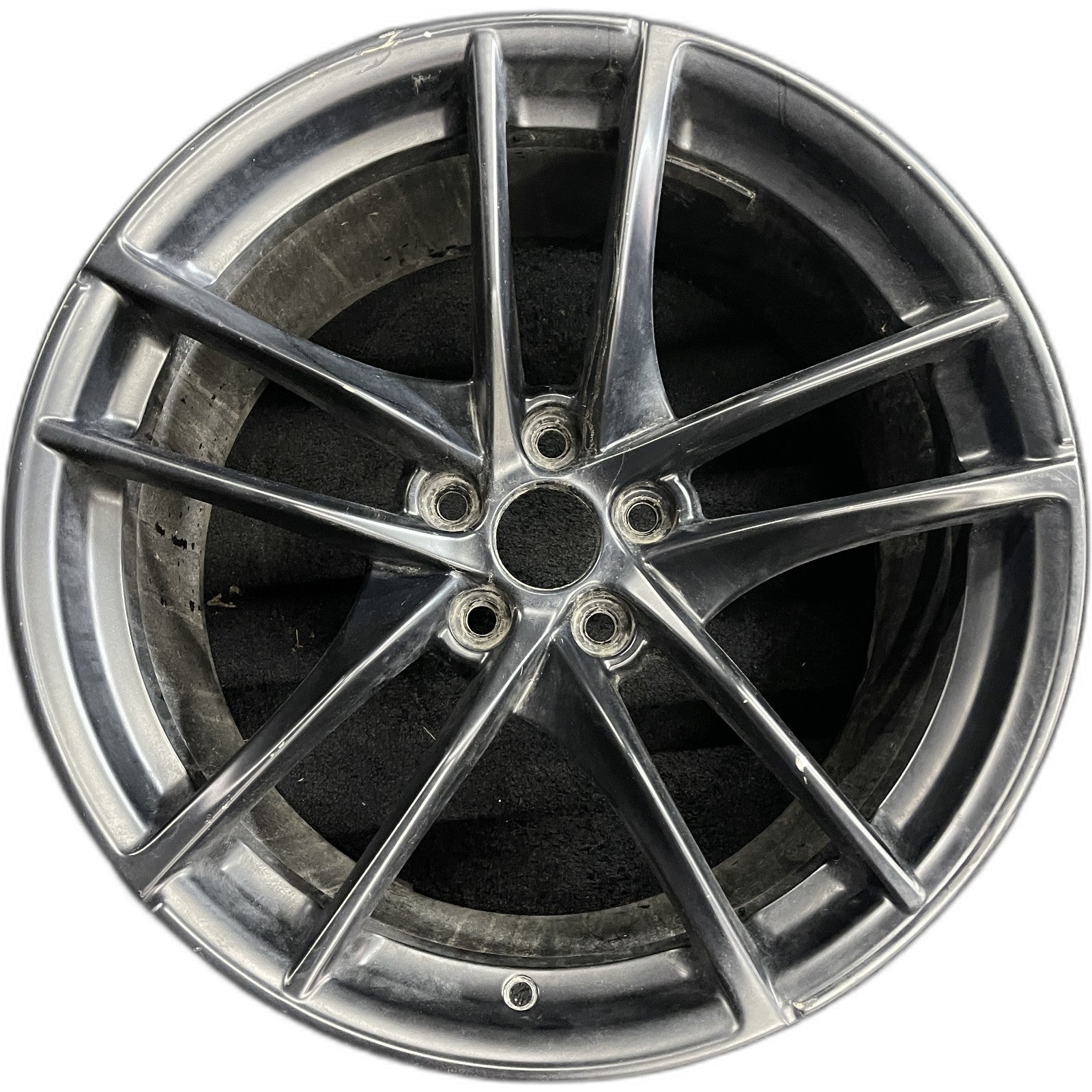 REAR Toyota BLACK GR SUPRA OEM Wheel 2020-2022 42611WAA09 10 spoke