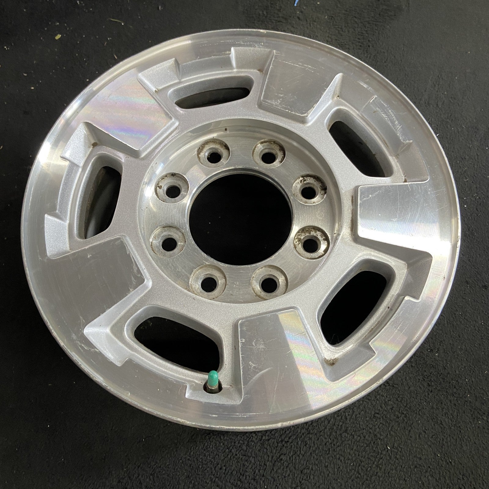 Chevy Rim Code Chevrolet GMC MACHINED SILVER SILVERADO 2500 PICKUP SUBURBAN 3500 OEM ...