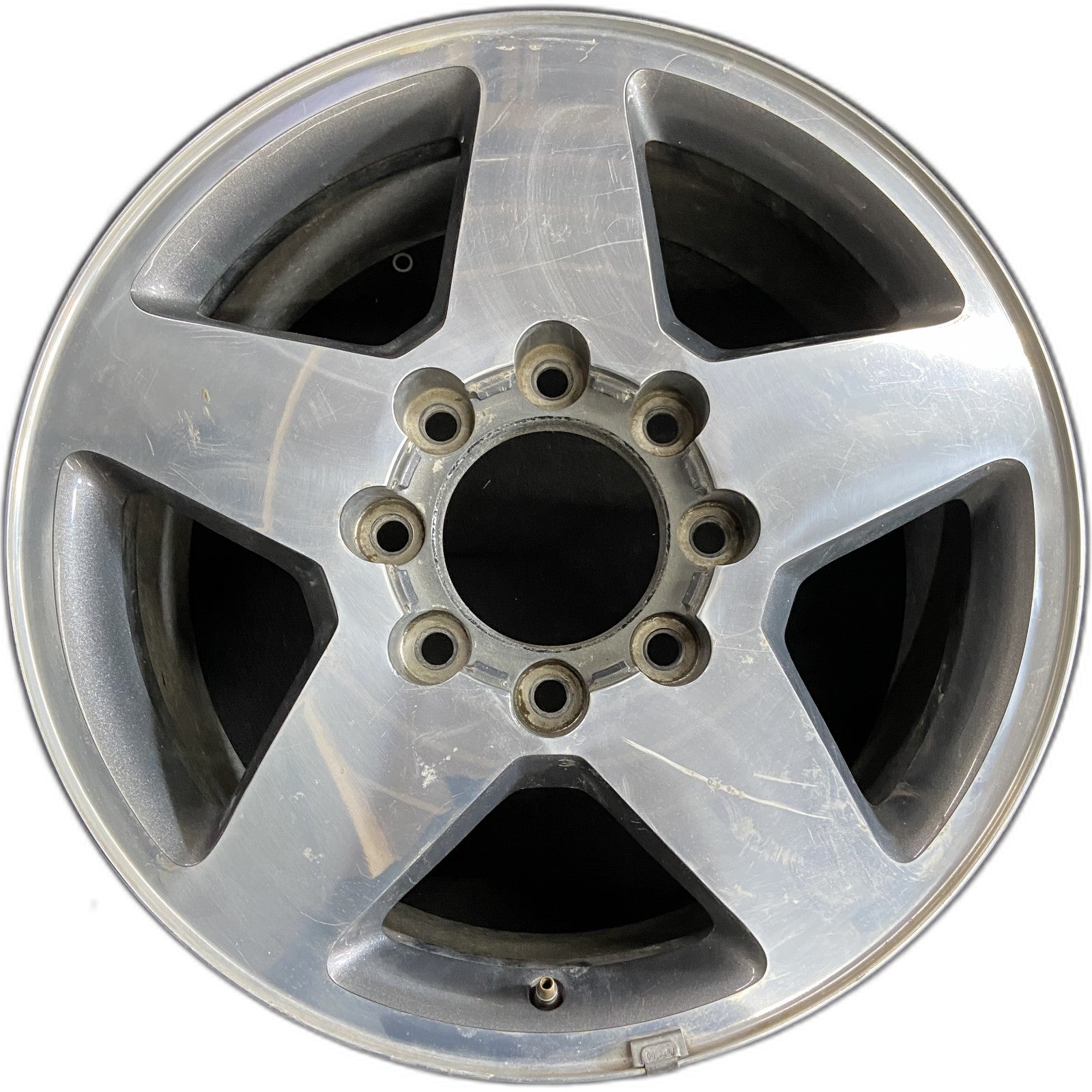 Chevrolet GMC POLISHED GREY SIERRA 2500 PICKUP SILVERADO OEM Wheel 2017 ...