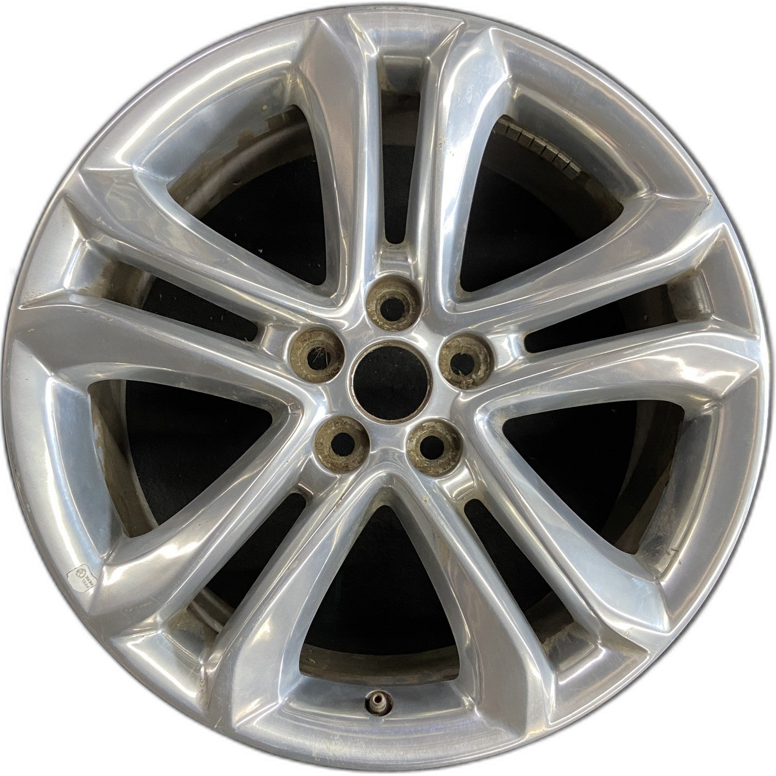 Ford POLISHED EDGE OEM Wheel 2015-2018 18x8 Inch aluminum FT4Z1007E ...