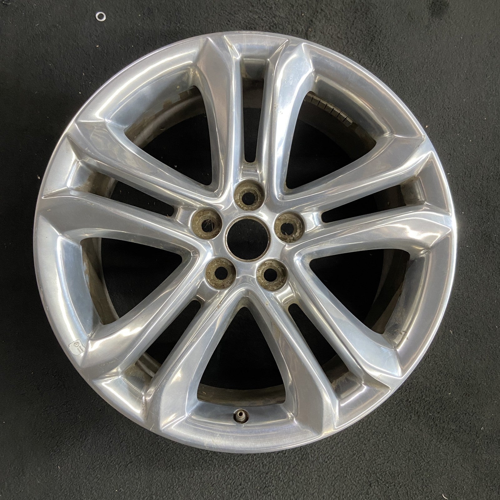 Ford POLISHED EDGE OEM Wheel 2015-2018 18x8 Inch aluminum FT4Z1007E ...