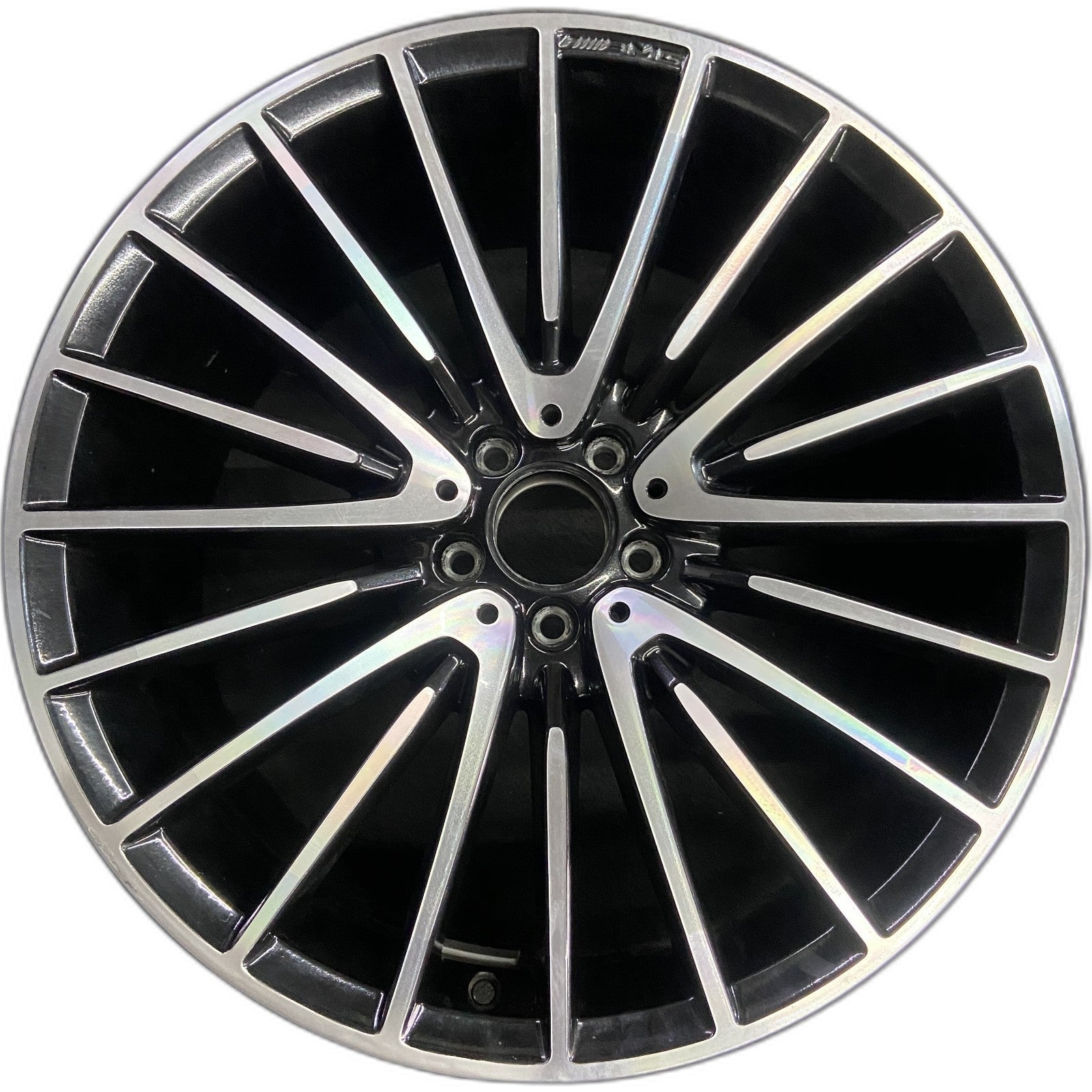 REAR Mercedes-Benz MACHINED BLACK S-CLASS OEM Wheel 2021-2024 ...