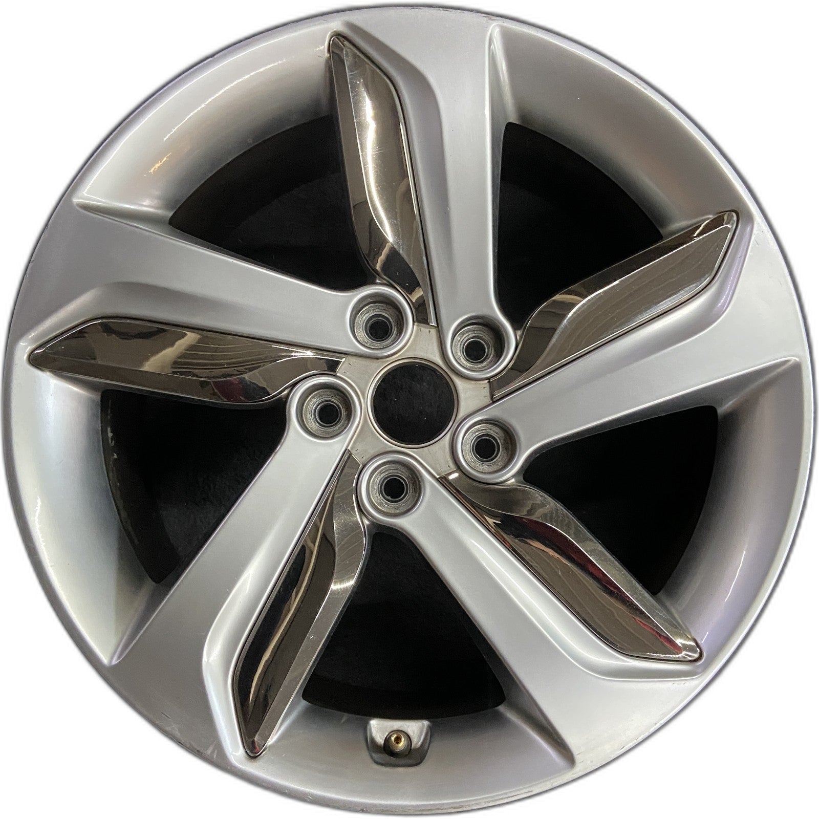 Hyundai SILVER CHROME VELOSTER OEM Wheel 18x7.5 Inch 2013-2015 ...
