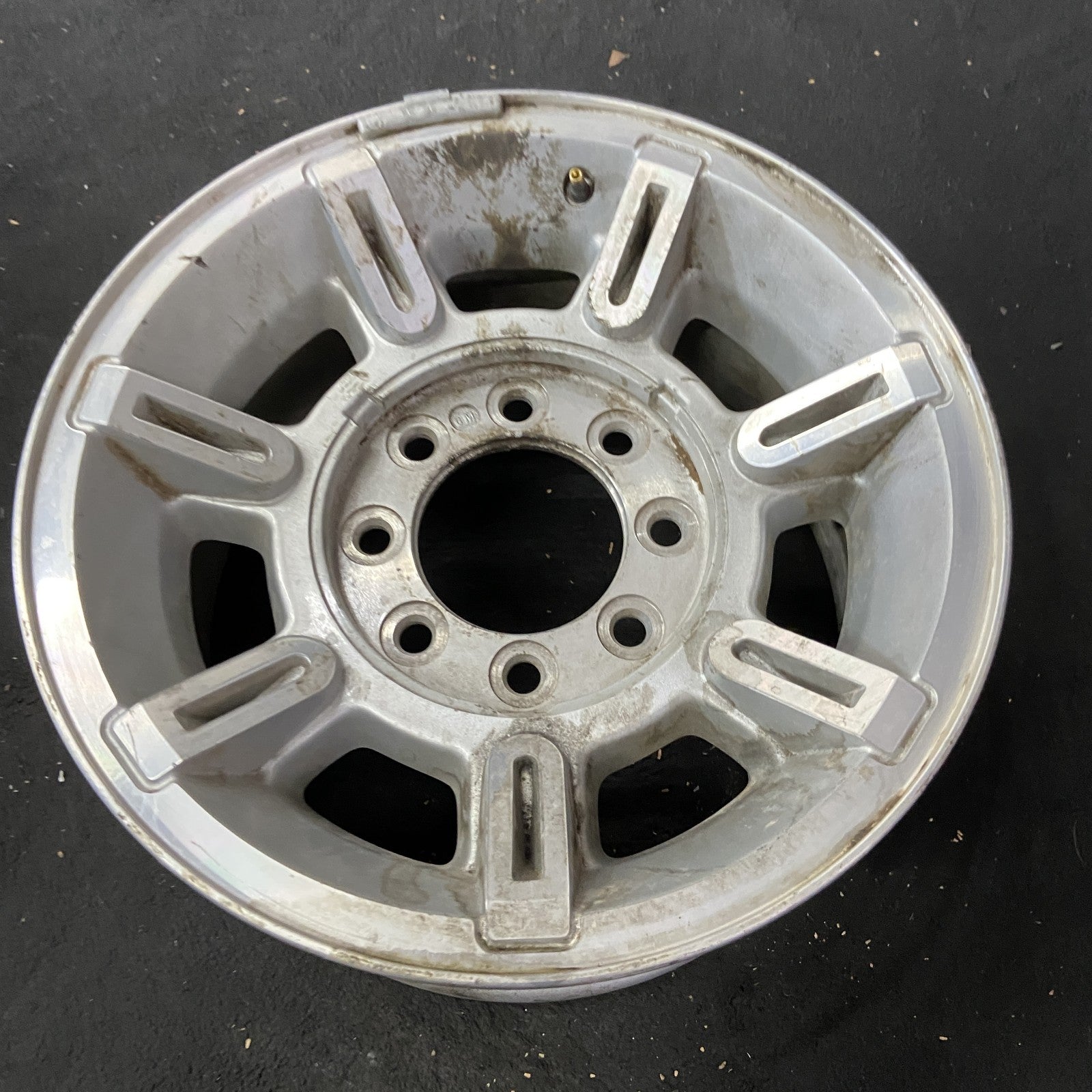 General Motors MACHINED SILVER HUMMER H2 OEM Wheel 17x8.5 Inch 2003 ...