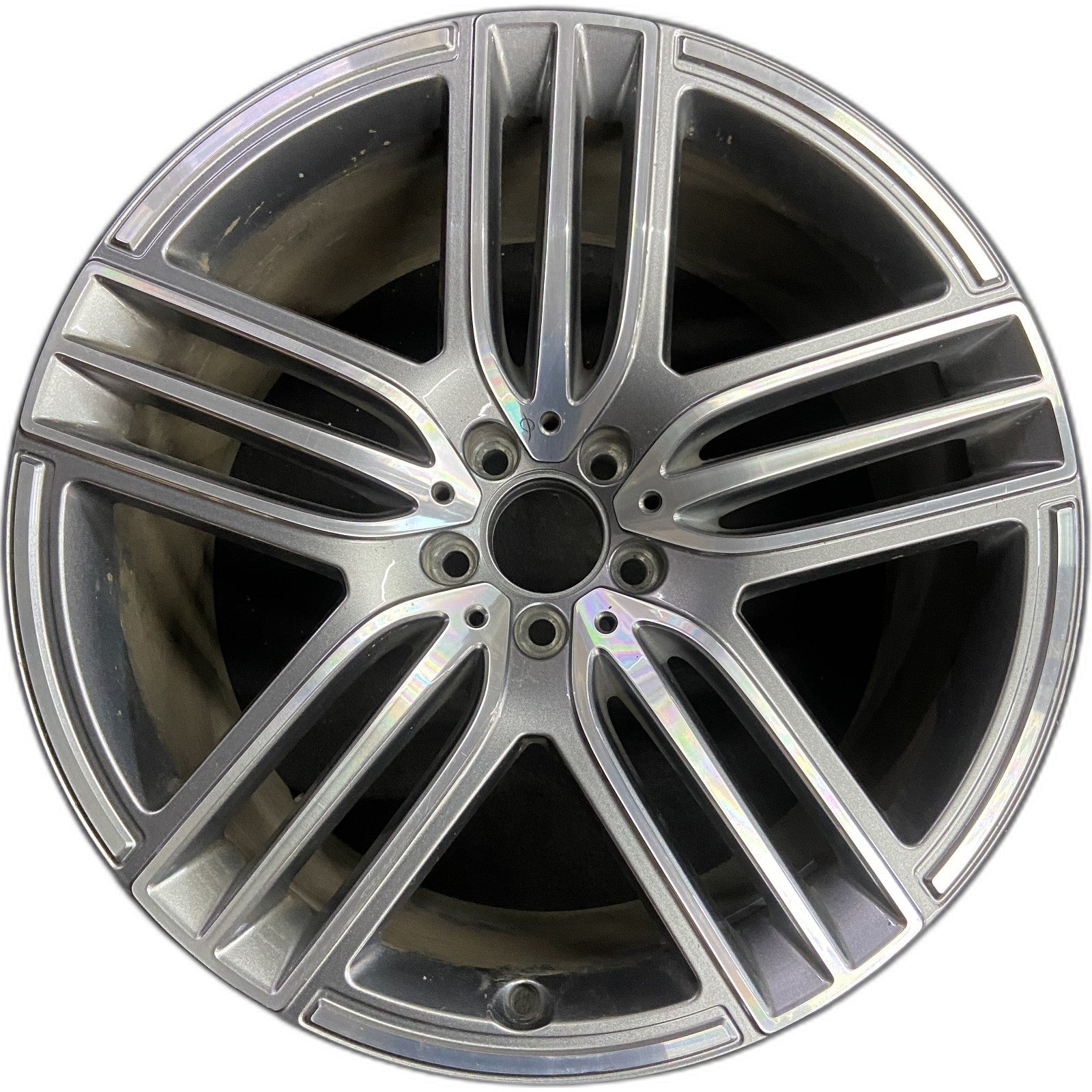 REAR Mercedes-Benz MACHINED GREY GLS-CLASS OEM Wheel 2020-2024 ...