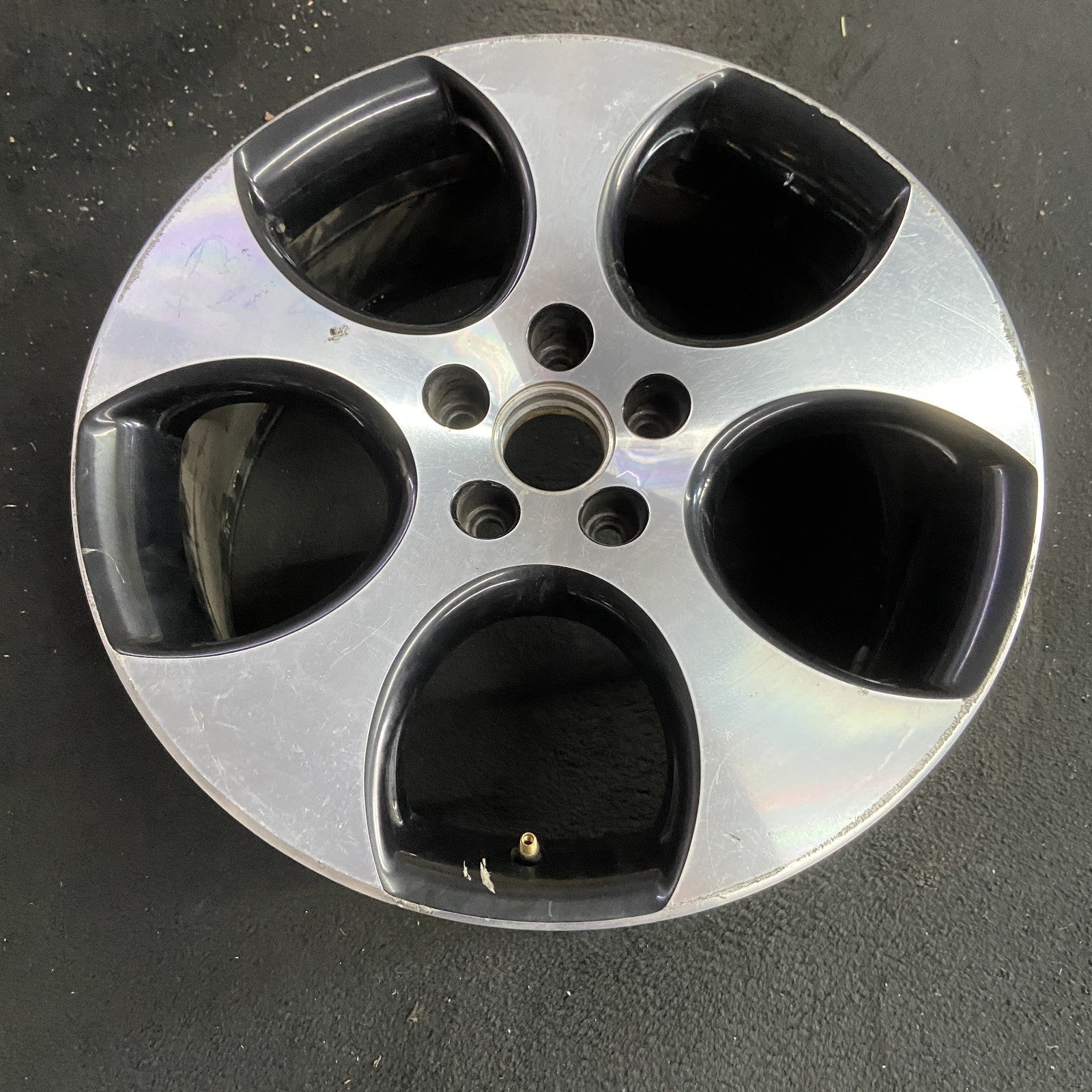 Volkswagen MACHINED BLACK JETTA GLI GOLF GTI OEM Wheel 2006-2014 ...