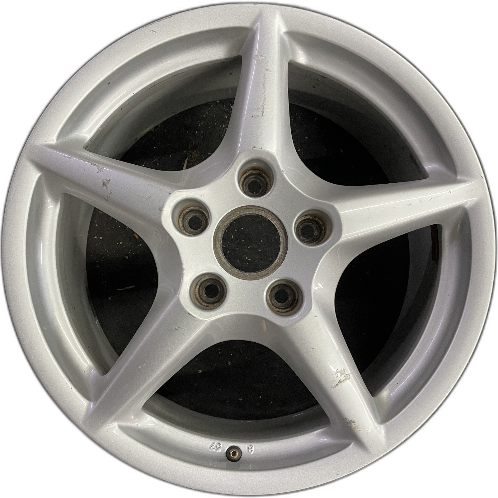 95806 Rim FRONT Porsche SILVER 911 OEM Wheel 997 model 2005-2008 99736213600 18x8 ...