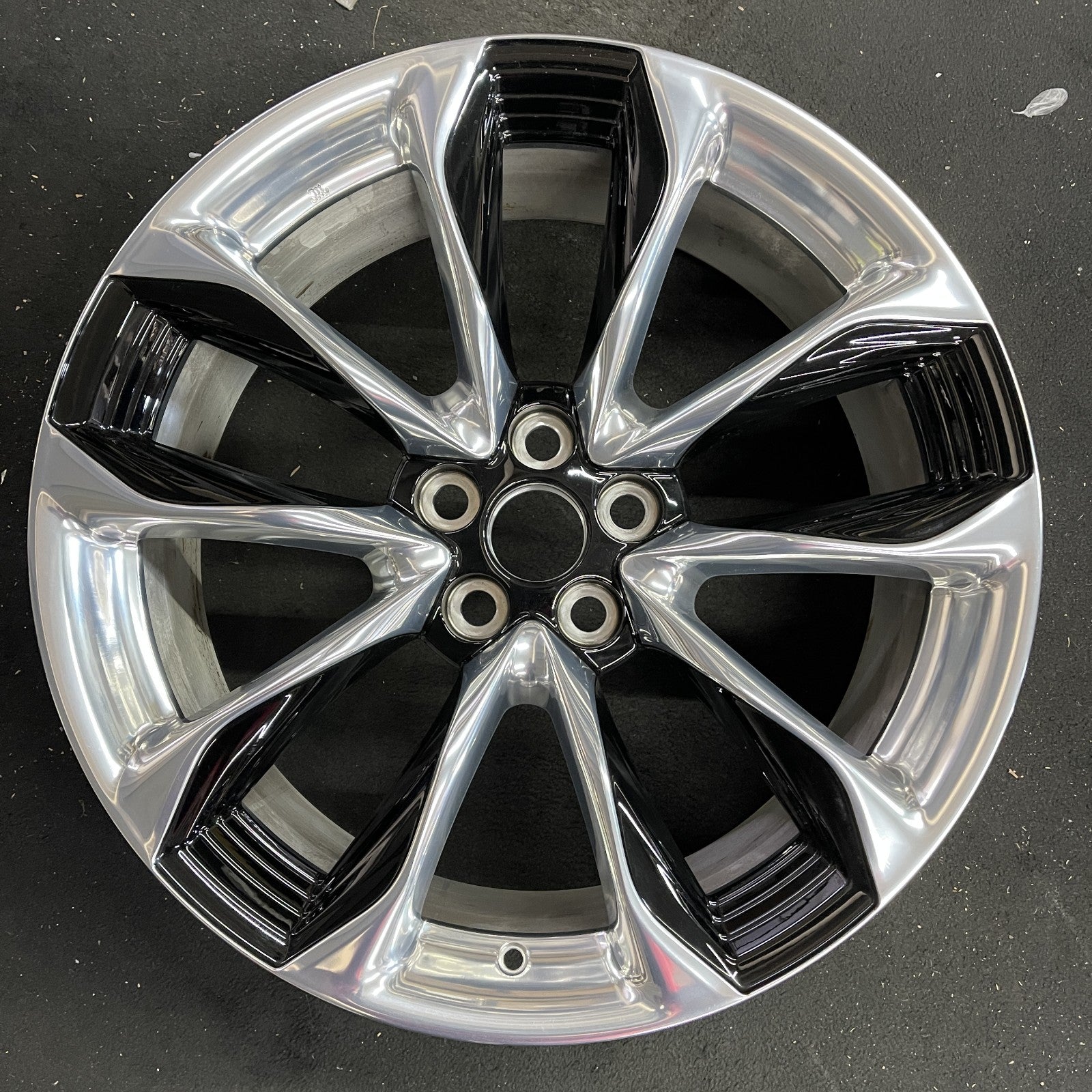 FRONT Lexus POLISHED BLACK LC500h LC500 OEM Wheel 2018-2023 4261111090 ...