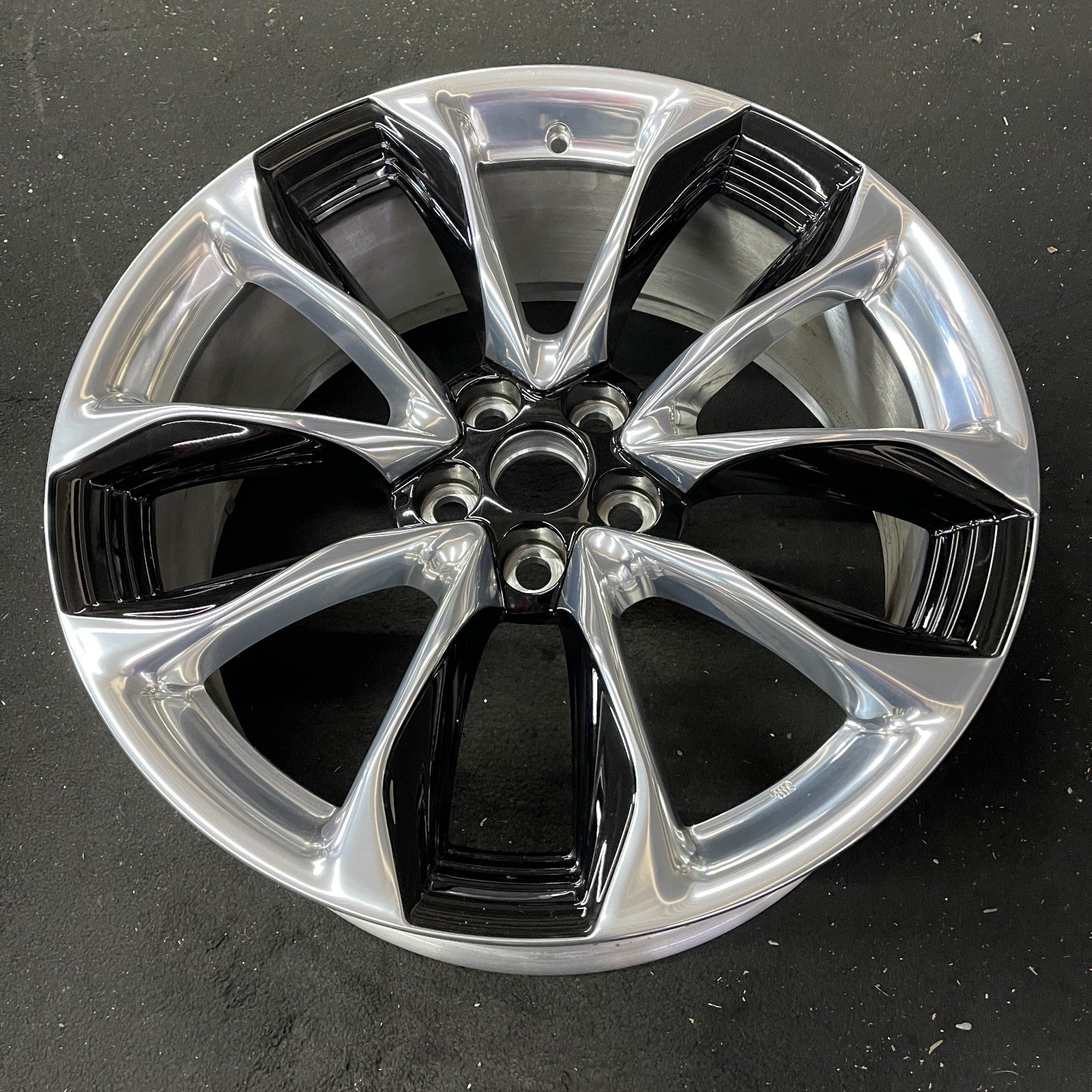 FRONT Lexus POLISHED BLACK LC500h LC500 OEM Wheel 2018-2023 4261111090 ...
