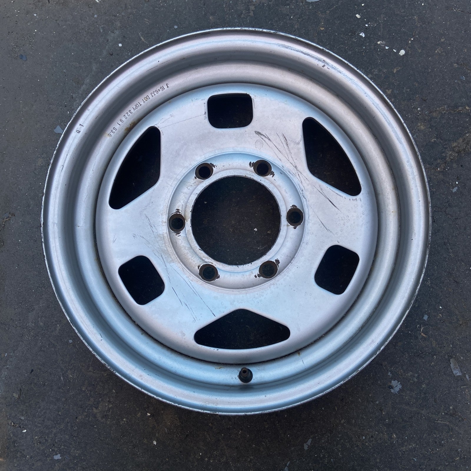 Isuzu TROOPER OEM Wheel 15x6 Inch 1987-1991 8944087293 8944326951 steel ...