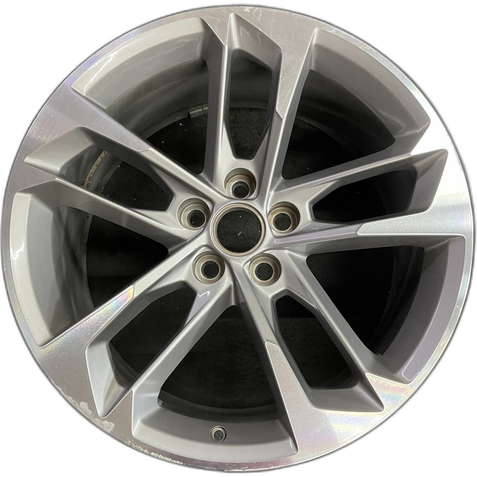 REAR Chevrolet MACHINED GREY CAMARO OEM Wheel 2017 20x9.5 23442887 5 ...