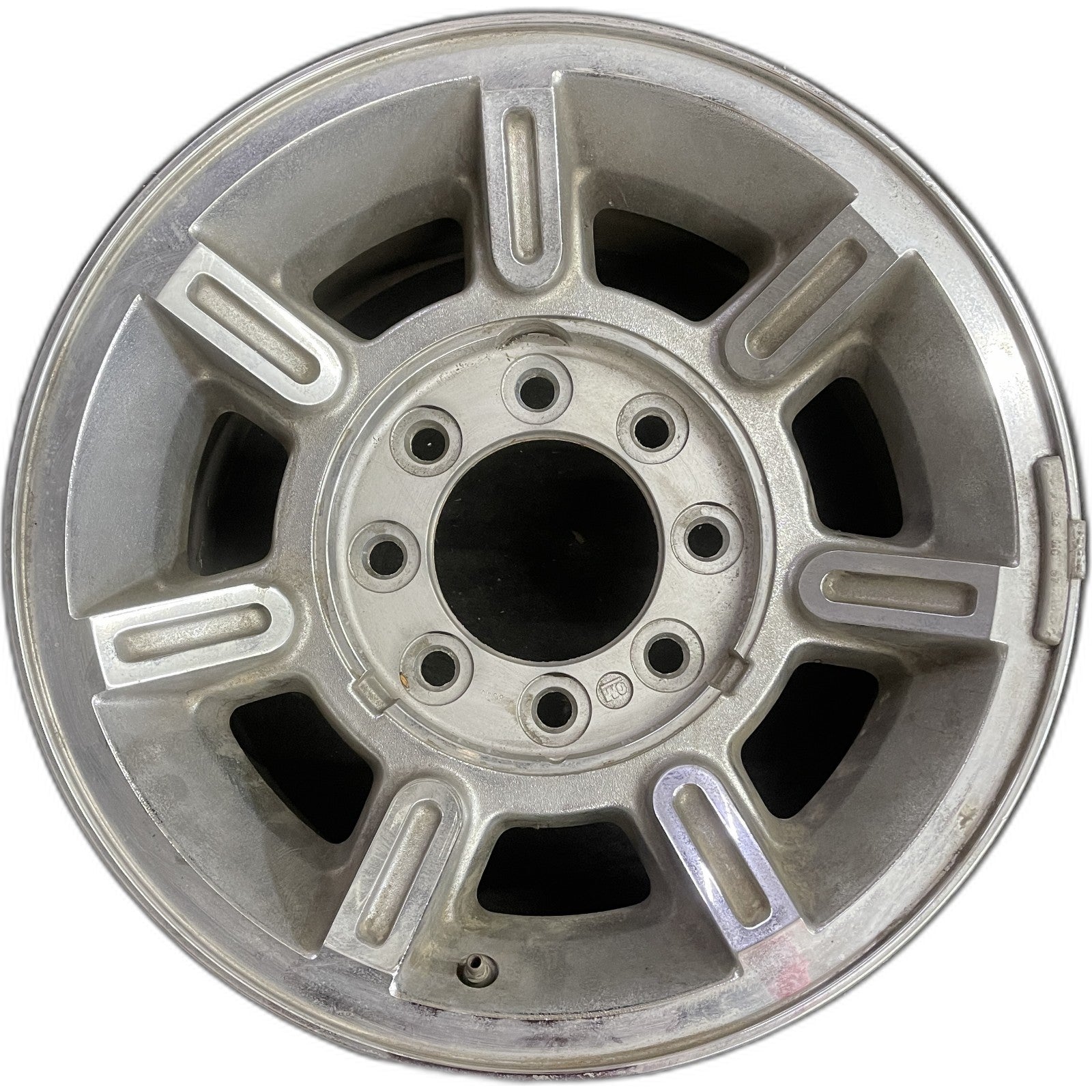 General Motors MACHINED SILVER HUMMER H2 OEM Wheel 17x8.5 Inch 2003 ...