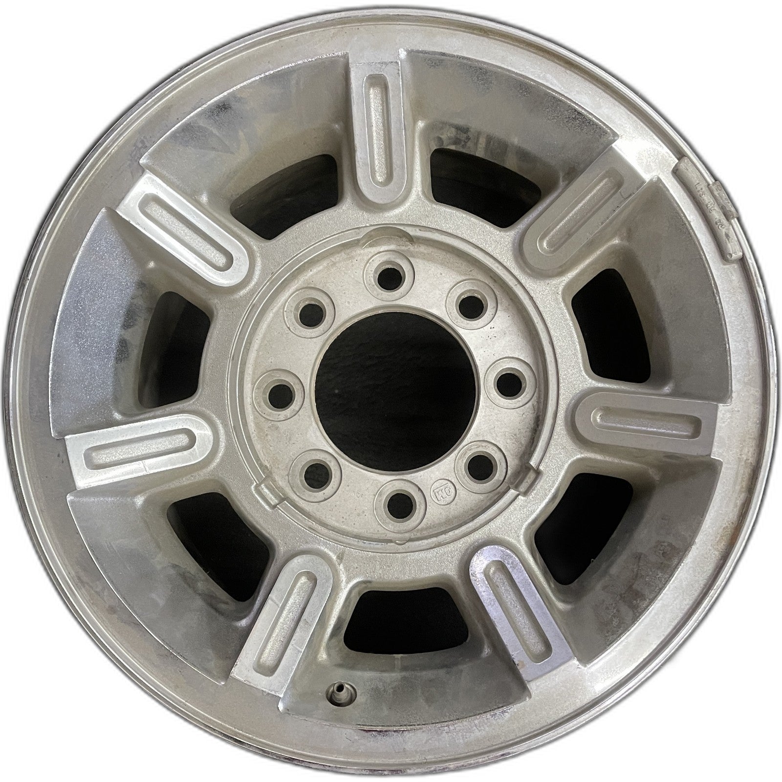 General Motors MACHINED SILVER HUMMER H2 OEM Wheel 17x8.5 Inch 2003 ...