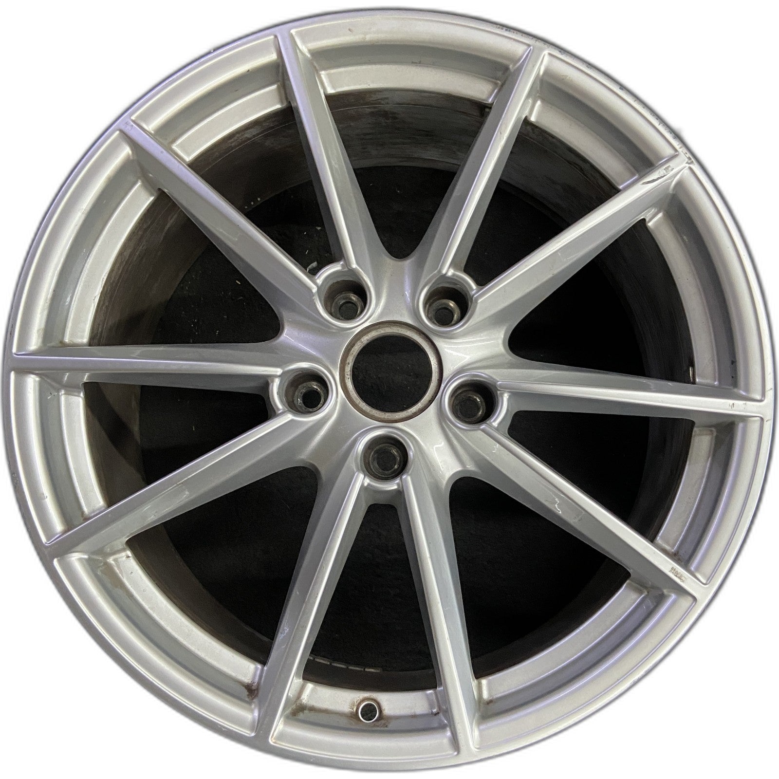FRONT Porsche SILVER 911 OEM 2020-2024 20x8.5 992601025COB5 10 spoke ...
