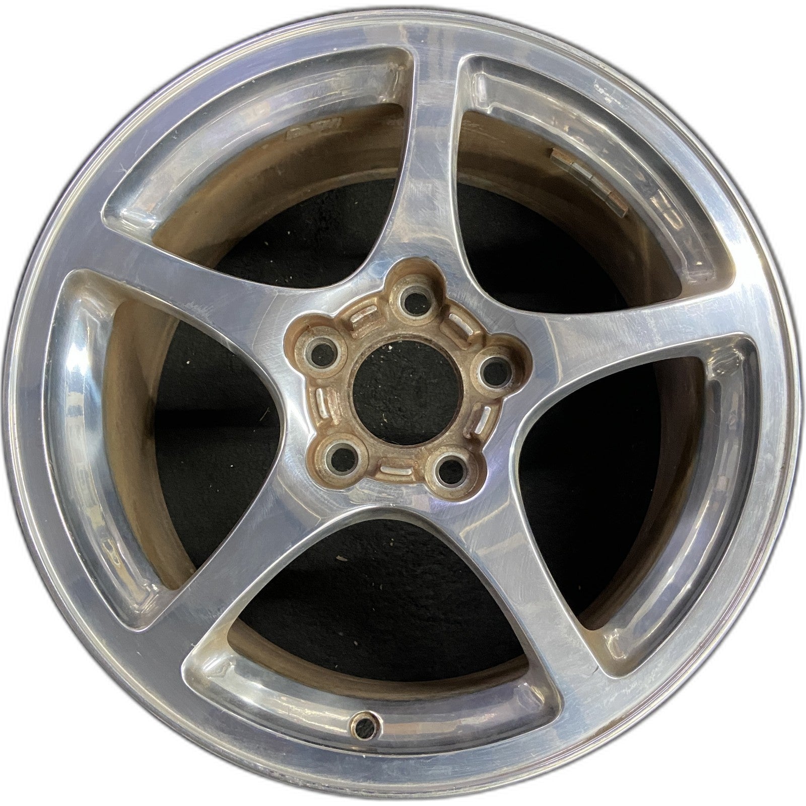 FRONT Chevrolet CORVETTE OEM 17x8.5 Inch 2000-2004 09594010 5 spoke ...