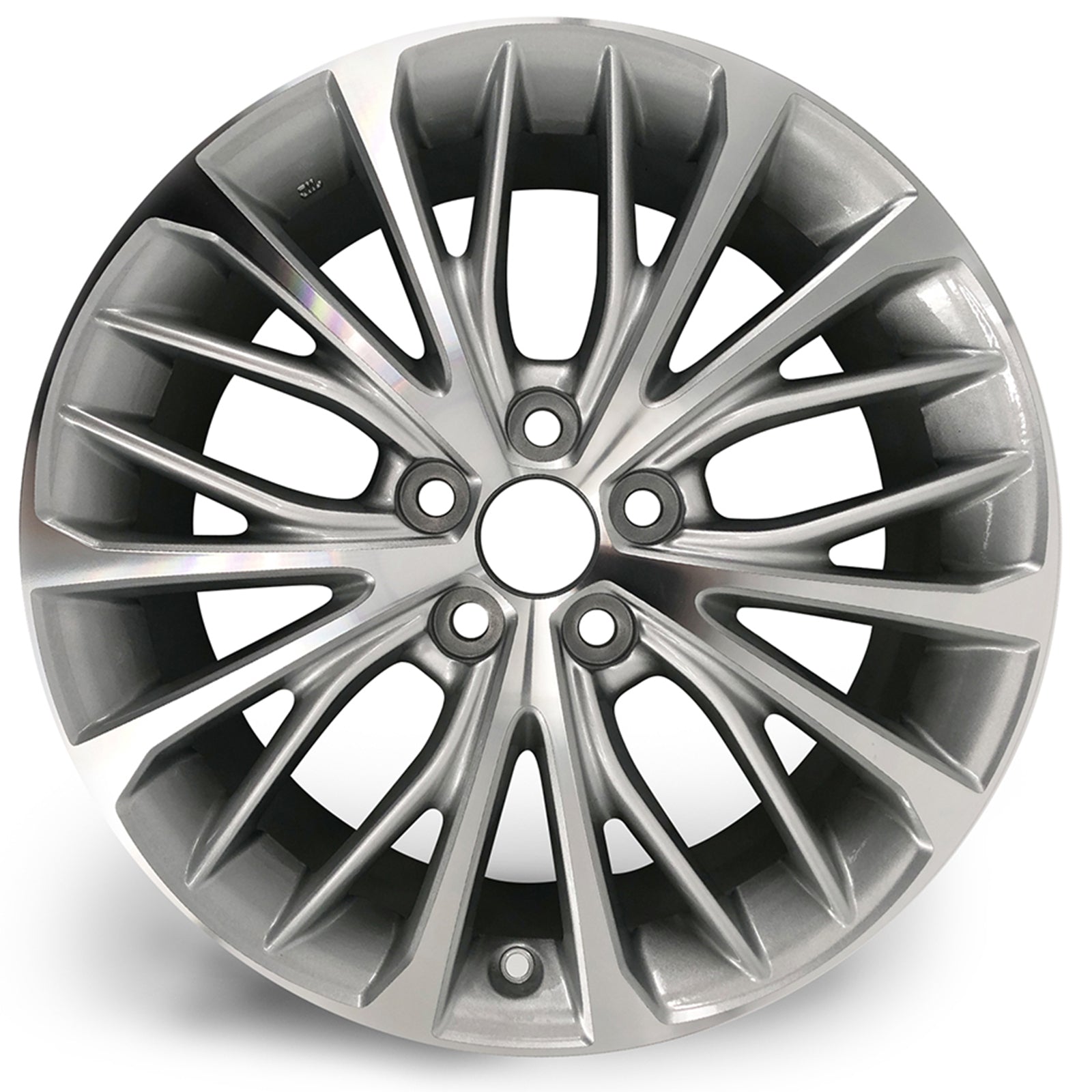 thumbnail image 2 of Ford Fusion Factory OEM 18" Wheel Rim – Polished Charcoal (2013-2016, 2018) – DS7Z1007C 2 of 6
