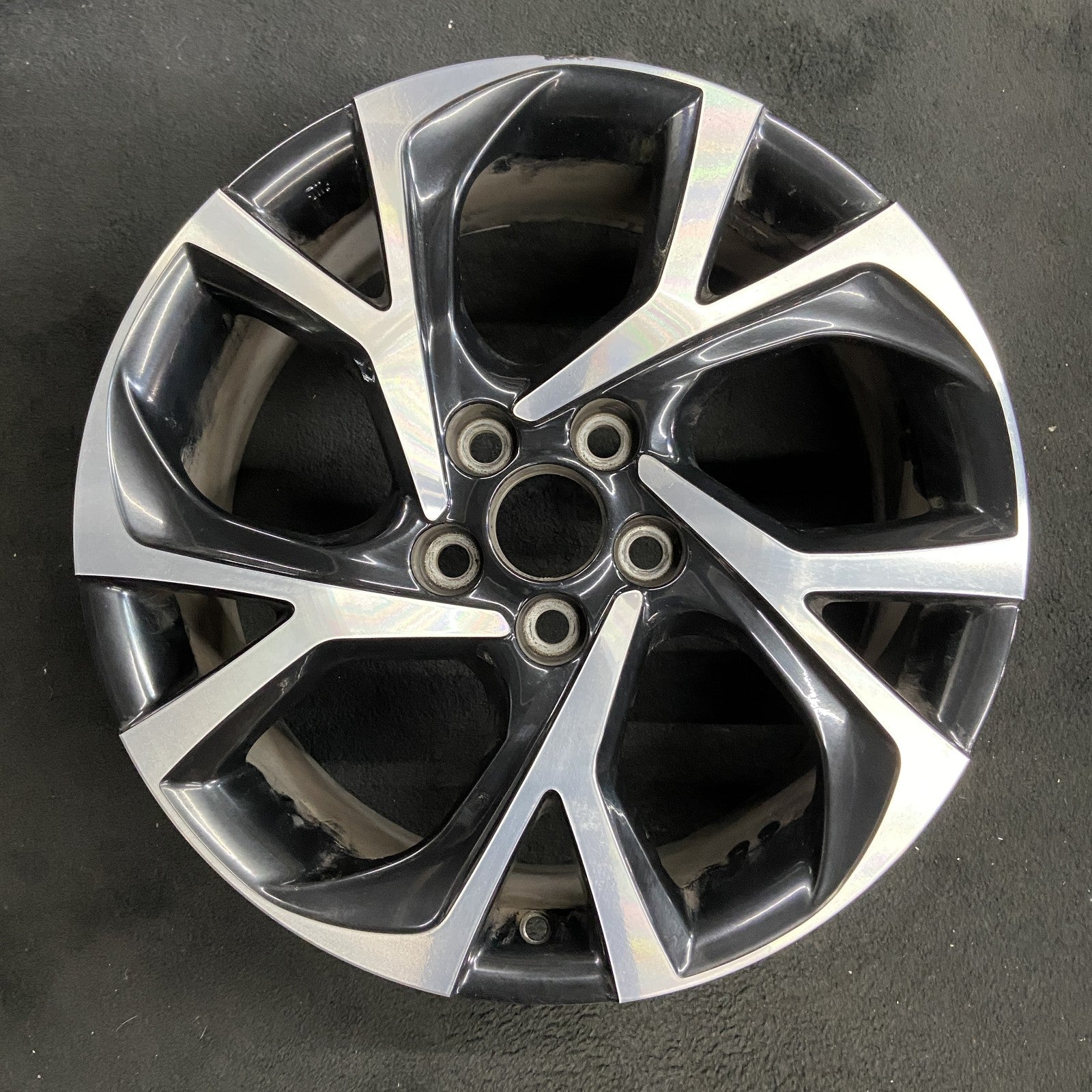 Toyota MACHINED BLACK C-HR OEM Wheel 18x7 Inch 2018-2022