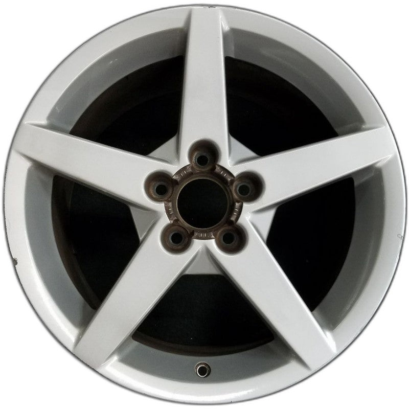 Chevy Rim Front View FRONT Chevrolet SILVER CORVETTE OEM Wheel 18x8.5 Inch 2005-2007 FMM UTA ...