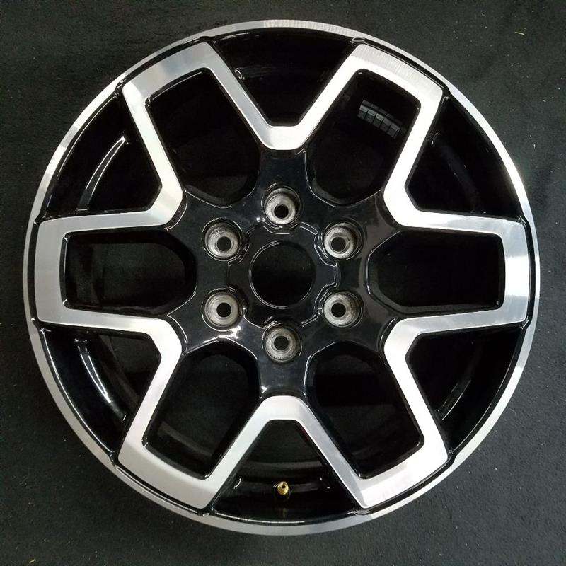 Ford MACHINED BLACK BRONCO OEM Wheel 2021-2024 18x7.5 Inch M2DC1007T1A ...