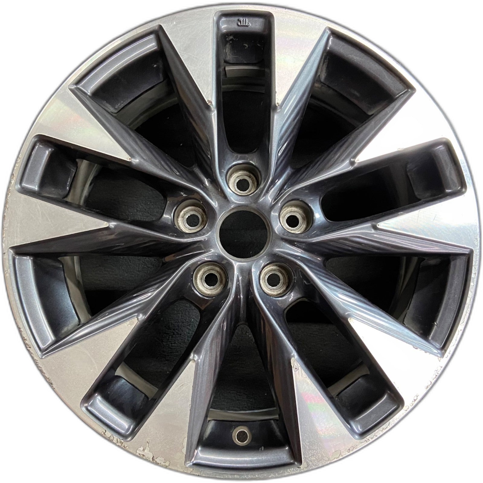 Oem Split Rims Nissan MACHINED CHARCOAL SENTRA OEM Wheel 17x6.5 Inch 2015 403004FR9D ...