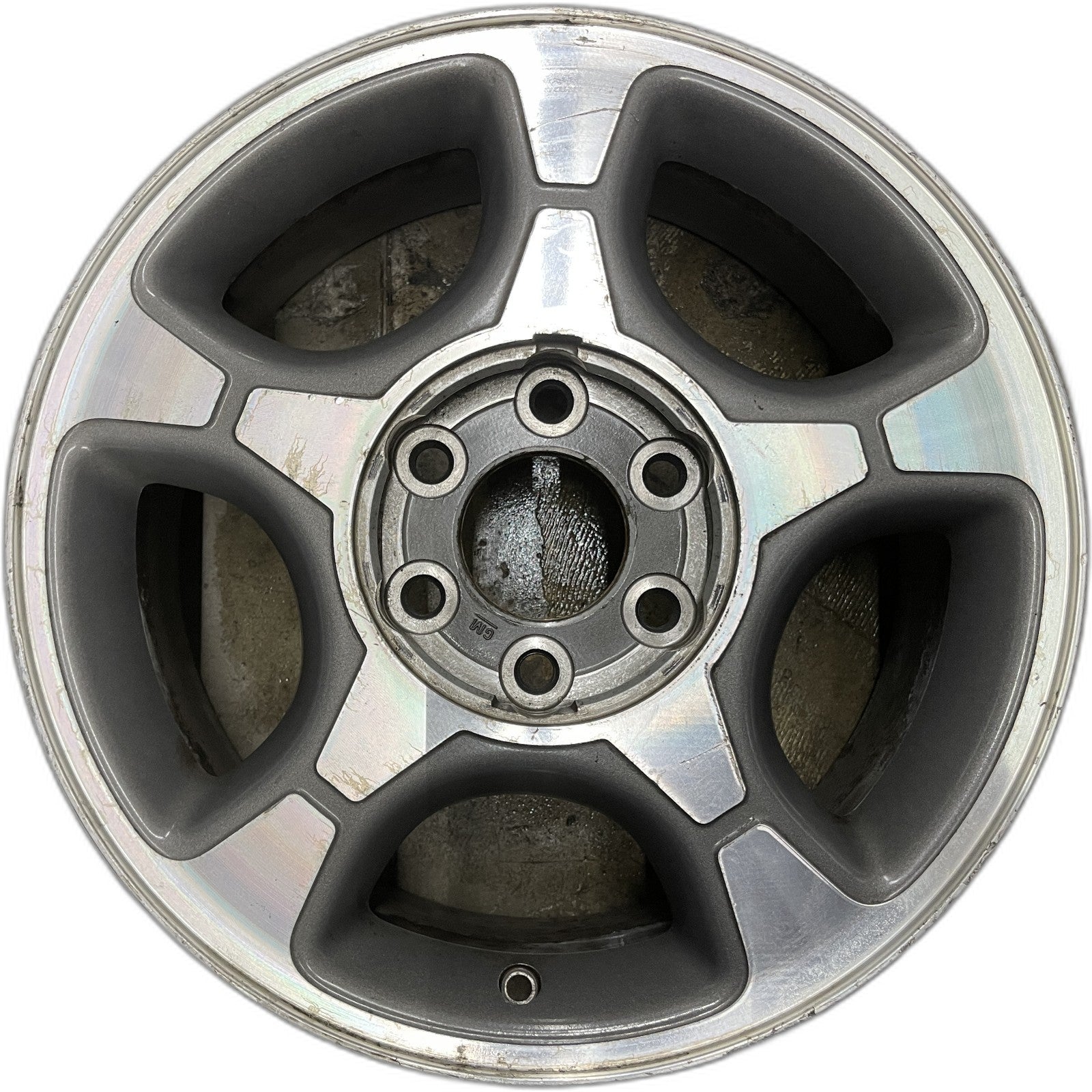 Chevrolet MACHINED GREY TRAILBLAZER EXT OEM Wheel 2004-2009 17x7 Inch ...